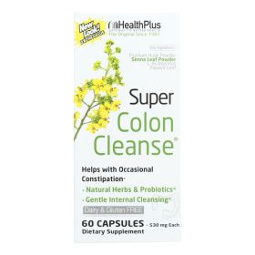 Health Plus - Super Colon Cleanse - 60 Capsules