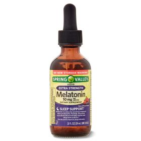 Spring Valley Liquid Melatonin Dietary Supplement;  10 mg;  2 fl oz