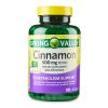 Spring Valley Cinnamon Plus Chromium Capsules Dietary Supplement;  500 mg;  180 Count