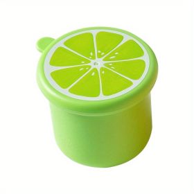 1pc Ice Cube Mold Freeze Ice Tray Silicone Ice Box Food Grade Food Supplement Refrigerator Tool Freezing Household Small Box With Lid (Color: green)